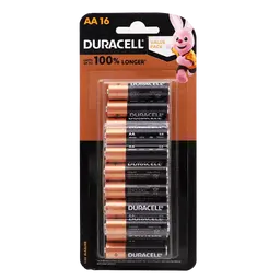 Duracell Batteries AA 16 Pcs 