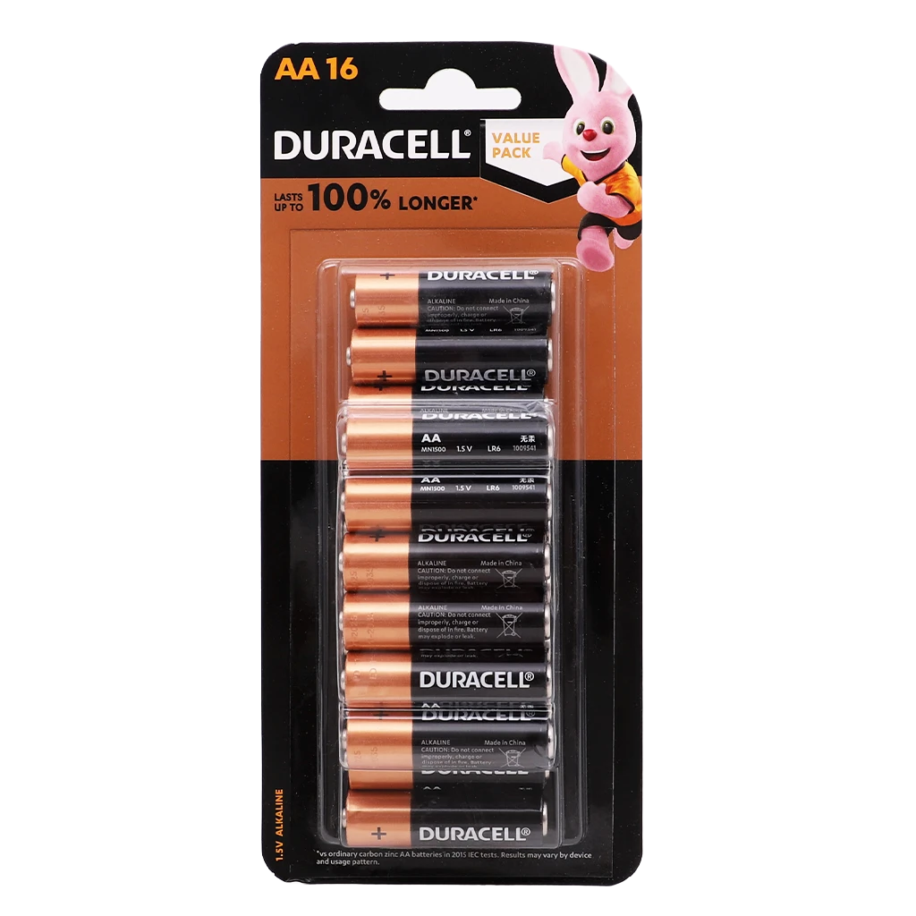 Duracell Batteries AA 16 Pcs 