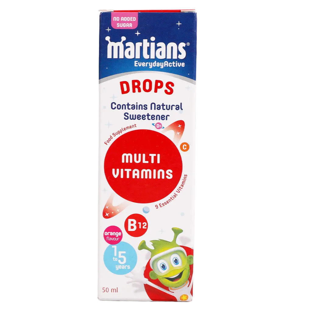 Martians Multivitamin Drops Orange Flavor 50ml - view 3