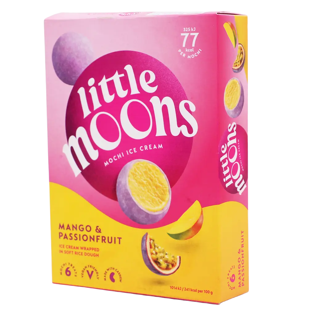Little Moons Tropical Mango & Passion Fruit Ice Cream Mochi 192 gm - view 1