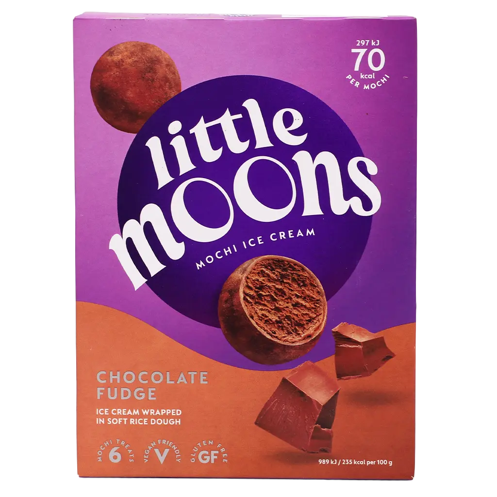 Little Moons Chocolate Fudge Ice Cream Mochi 192Gm - view 2