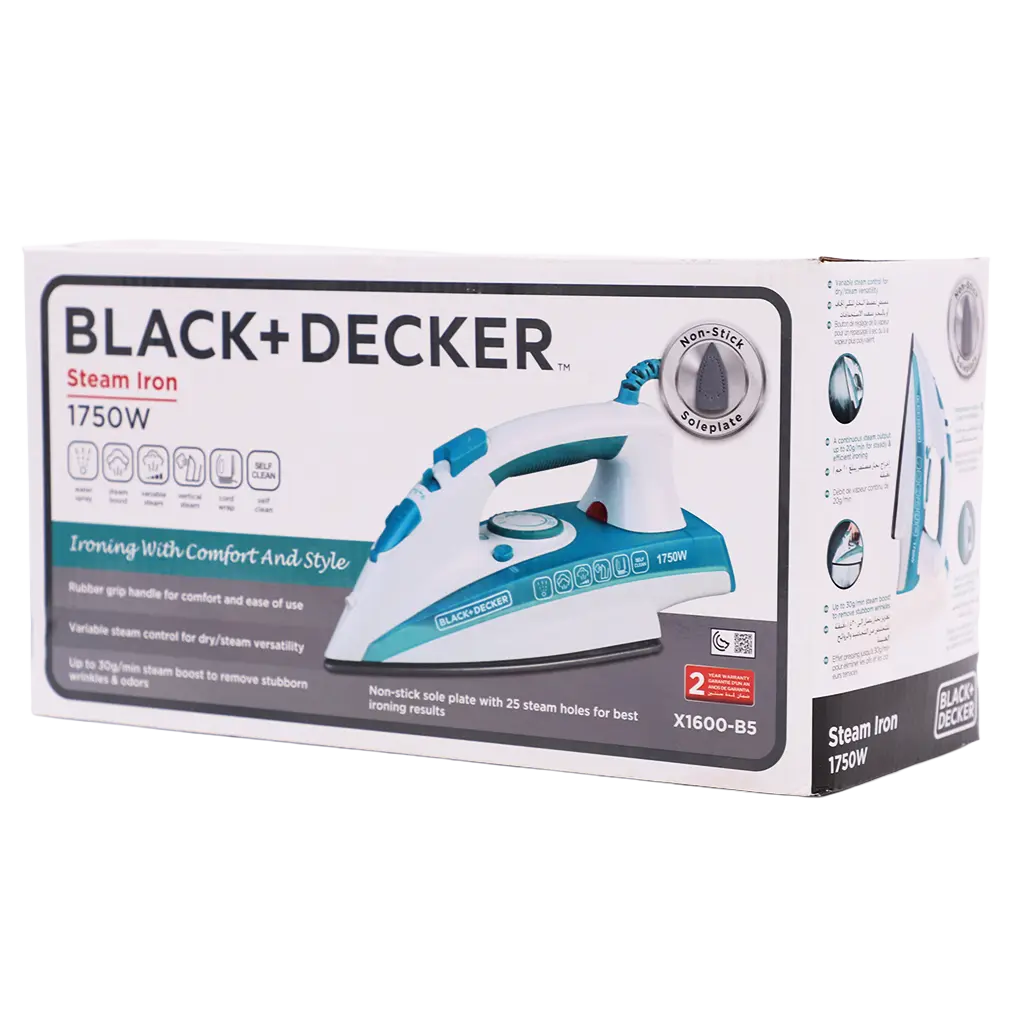Black+Decker 1750 W Steam Iron - view 2