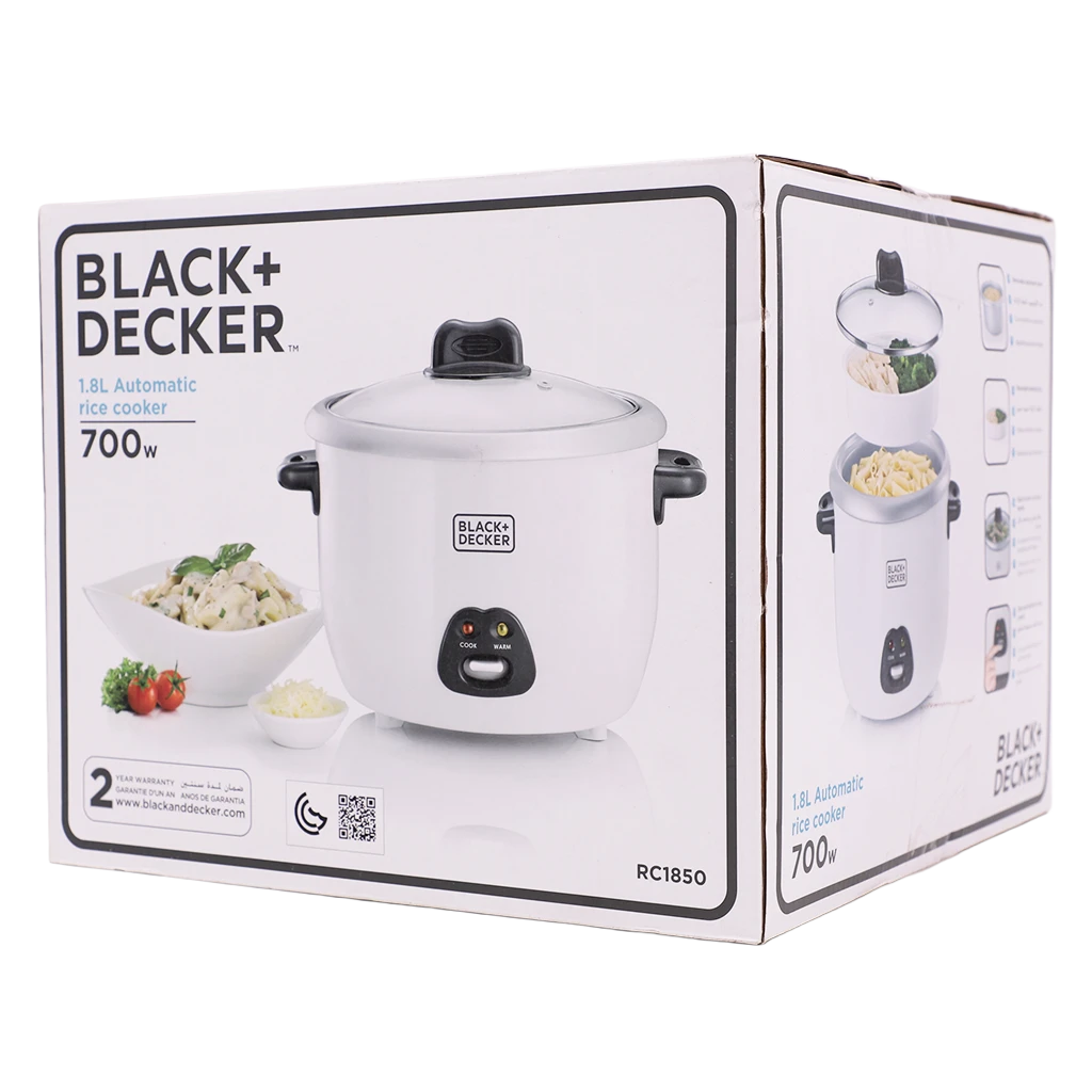 Black+Decker Automatic Rice Cooker 1.8 L