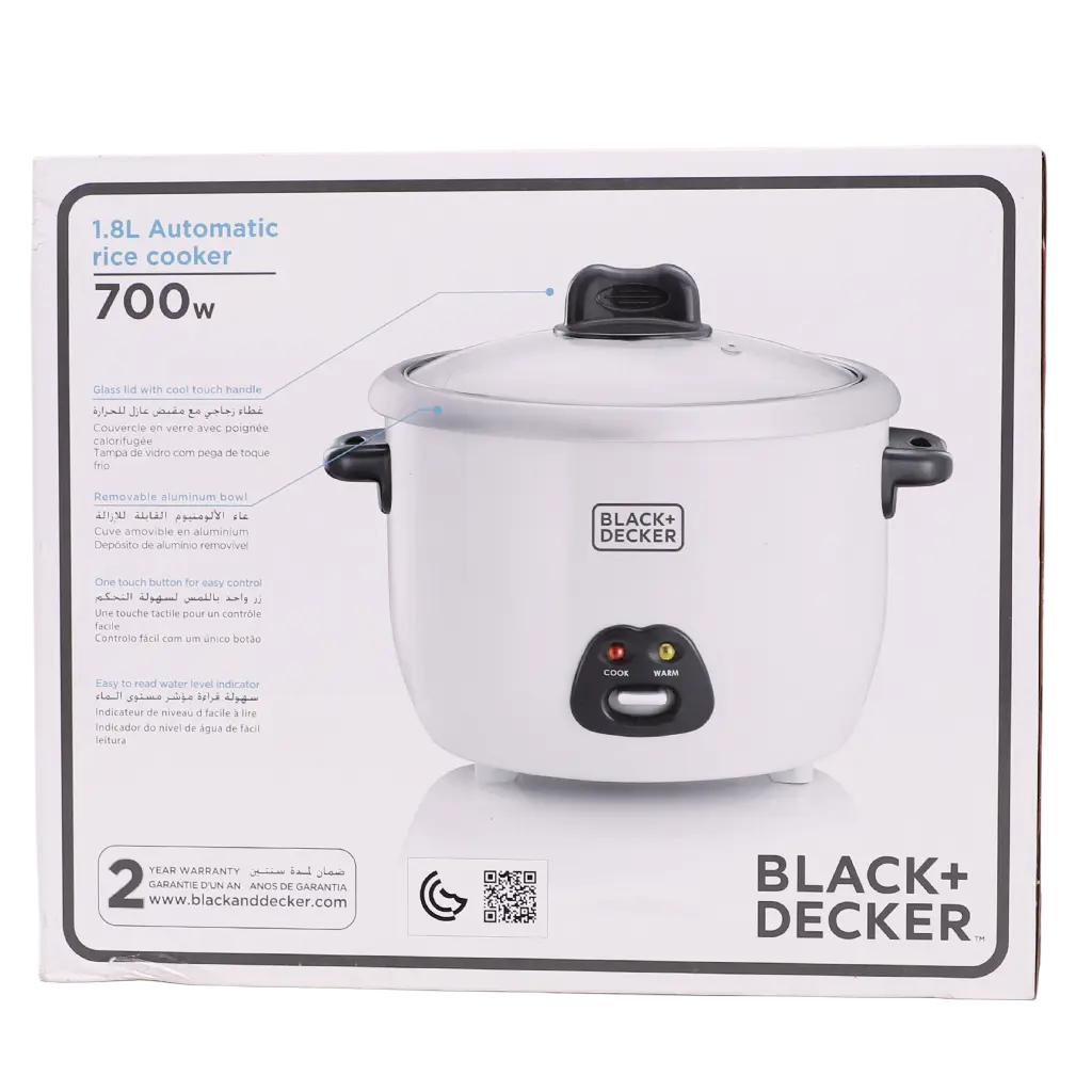 Black+Decker Automatic Rice Cooker 1.8 L - view 3