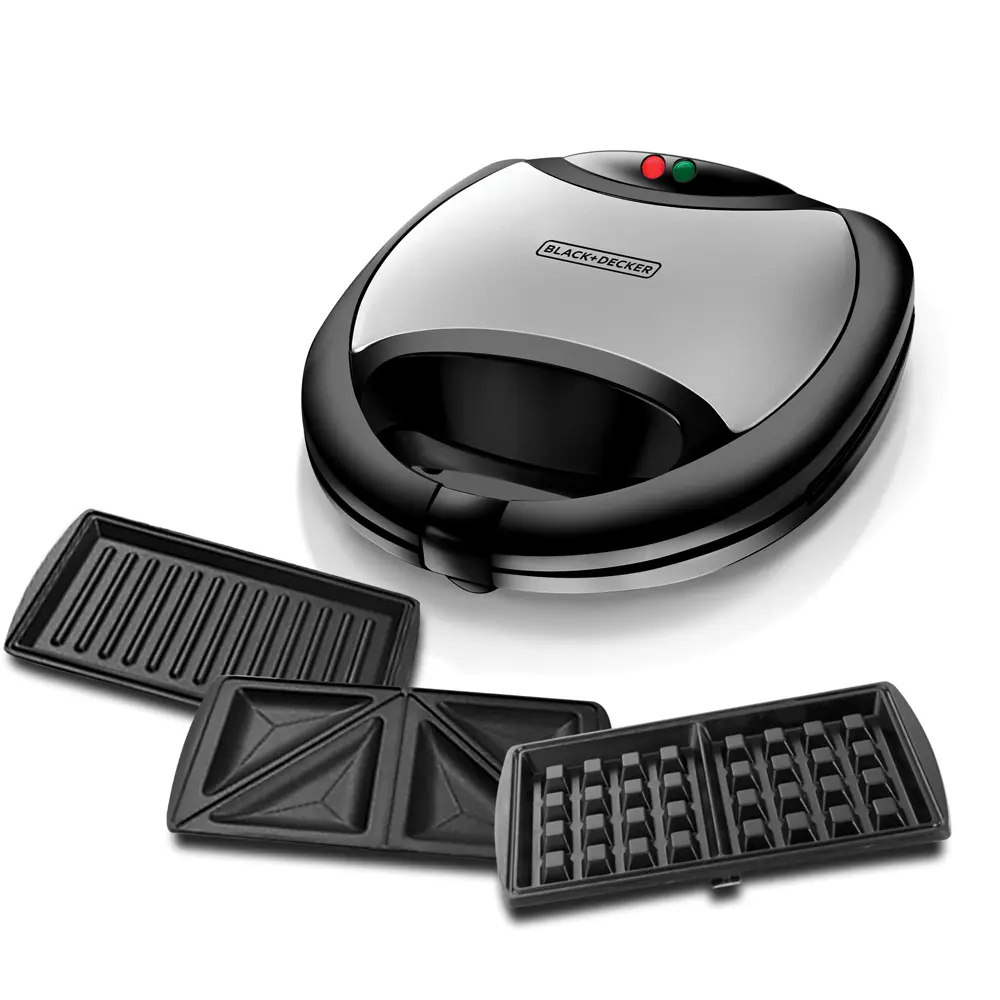 Black+Decker 3 in 1 Sandwich Grill and Waffle Maker - view 2