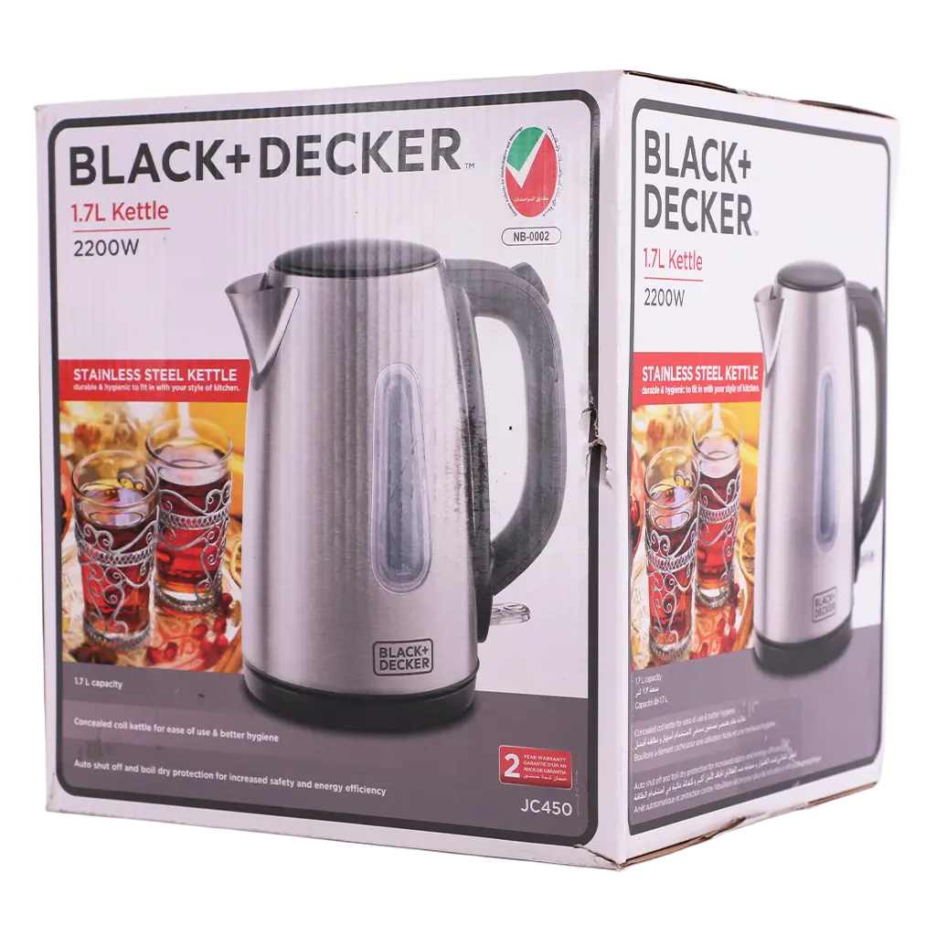Black+Decker Stainless Steel Kettle 1.7 L - view 2