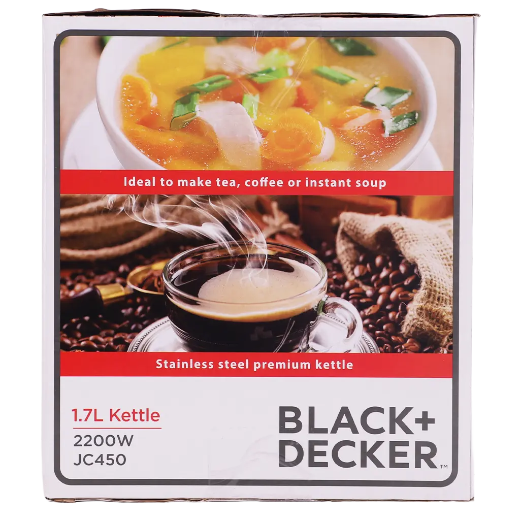 Black+Decker Stainless Steel Kettle 1.7 L - view 4