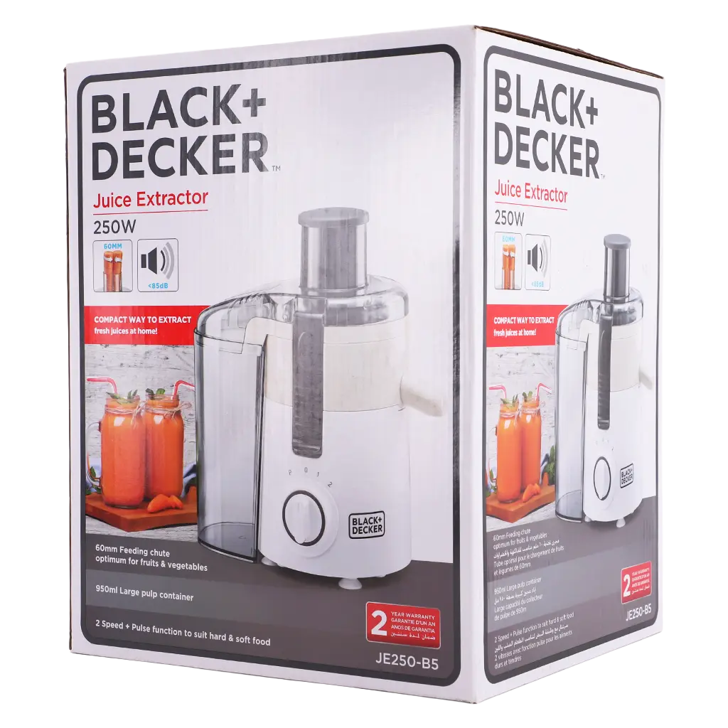 Black+Decker 250 W Juice Extractor - view 2