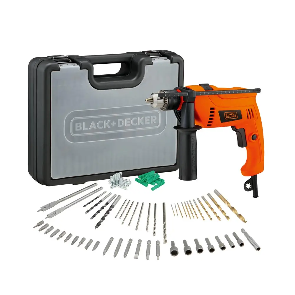 Black+Decker 650W Hammer Drill Kit - view 3
