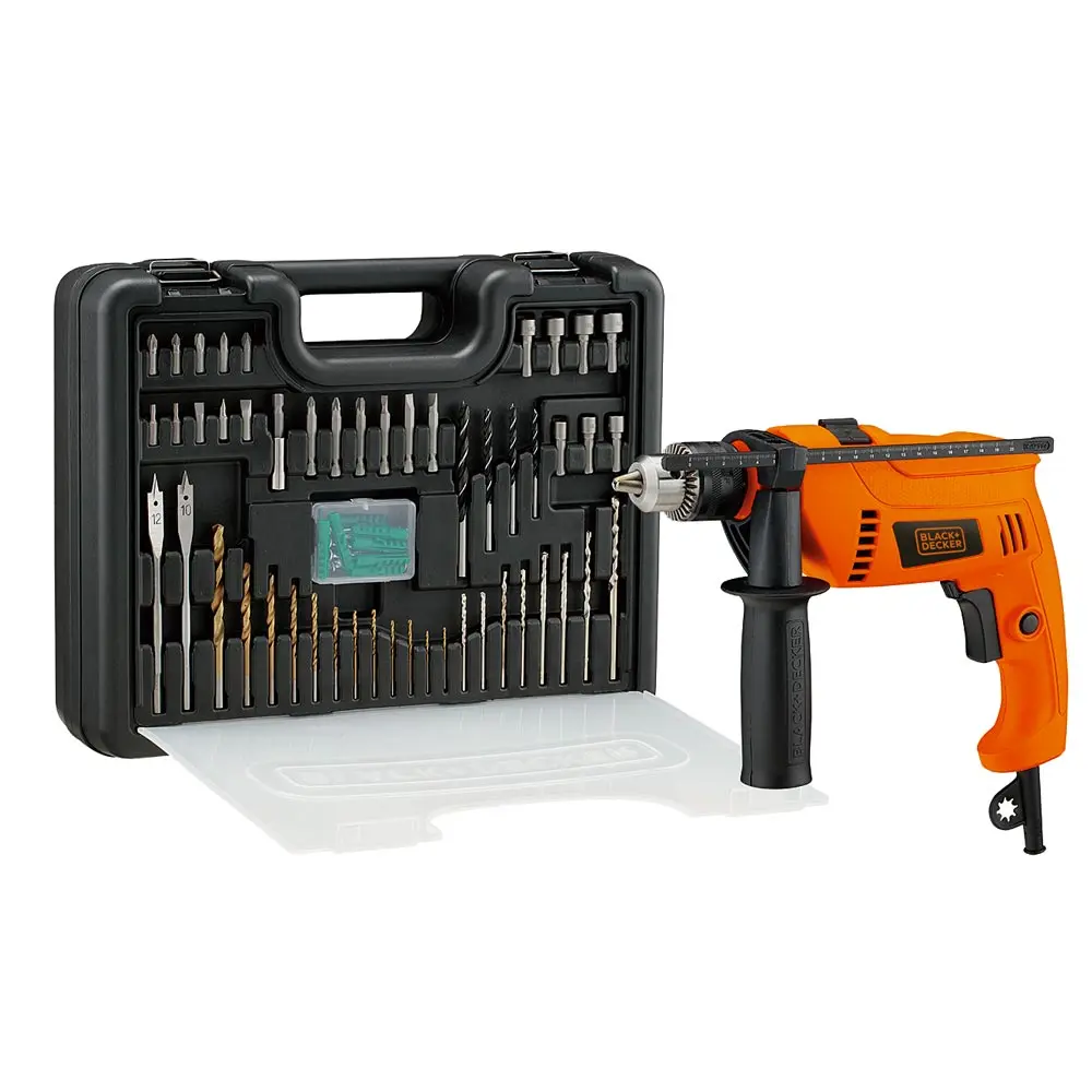 Black+Decker 650W Hammer Drill Kit - view 4