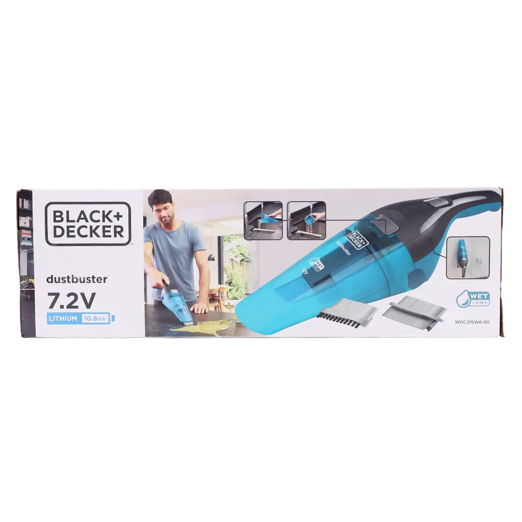 Black+Decker 7.2 V Wet & Dry Dustbuster Hand Vac with Accessories - view 3
