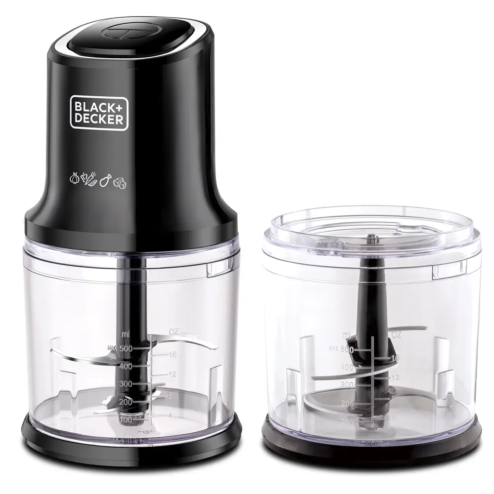 Black+Decker 500 W Vertical Food Chopper with Extra Jar - view 1