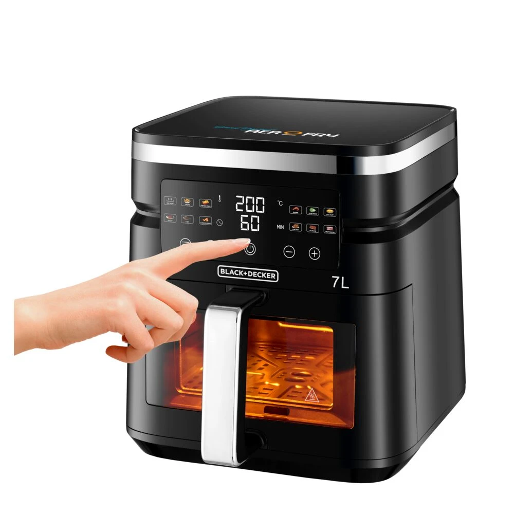 Black+Decker 7.0L AeroFry Air Fryer with Window 
