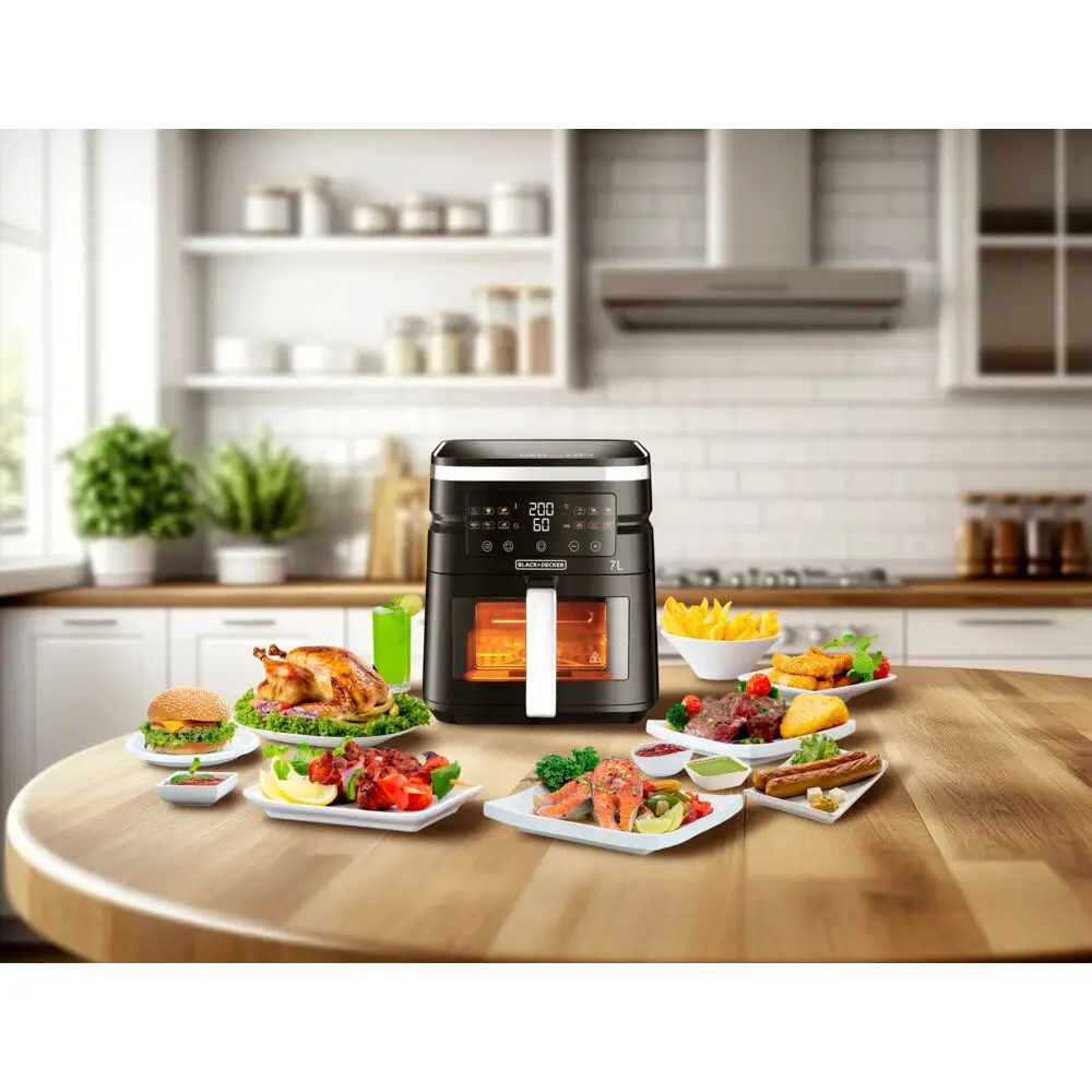 Black+Decker 7.0L AeroFry Air Fryer with Window  - view 2
