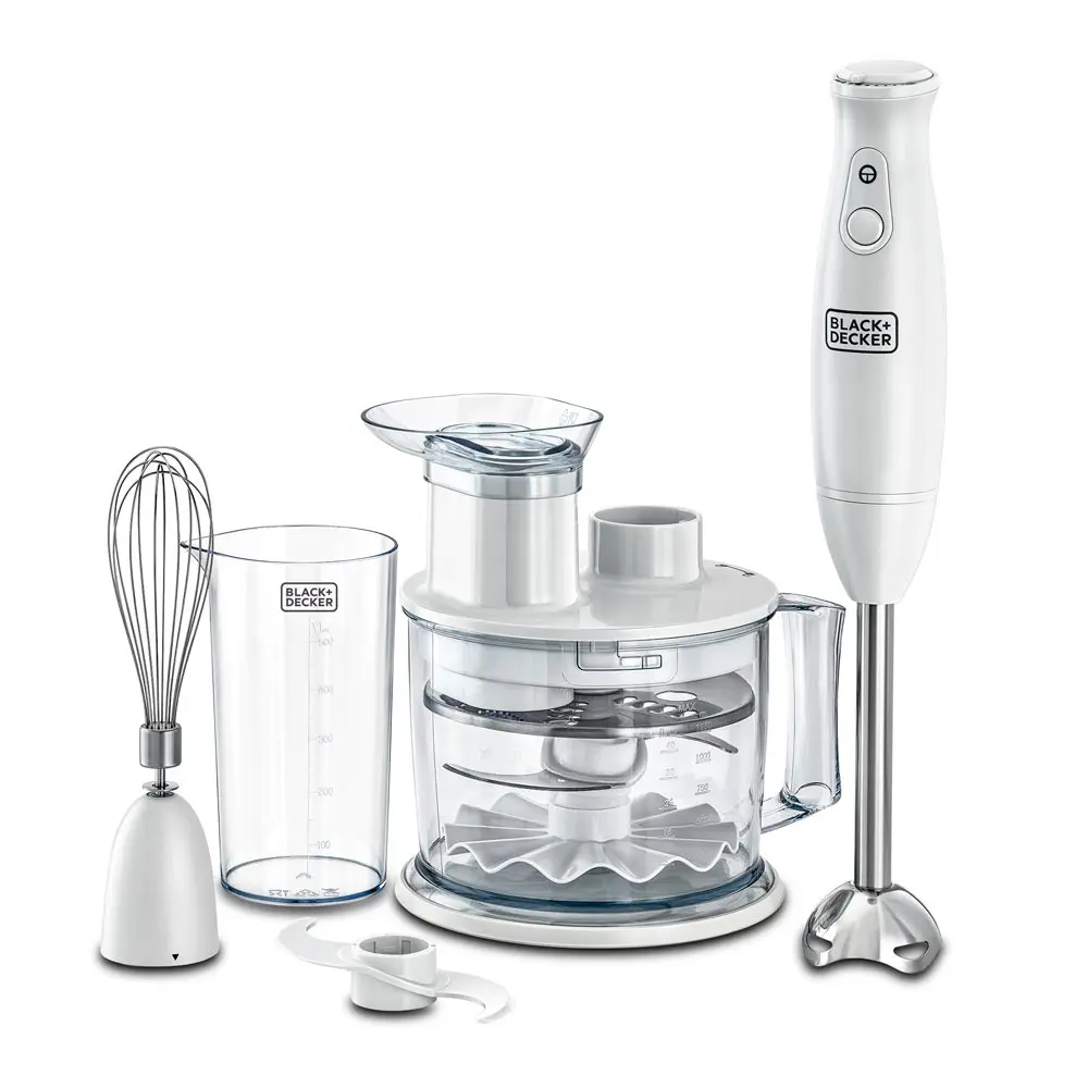 Black+Decker 3 in 1 Hand Blender with Chopper assorted colors 600 W  - view 6