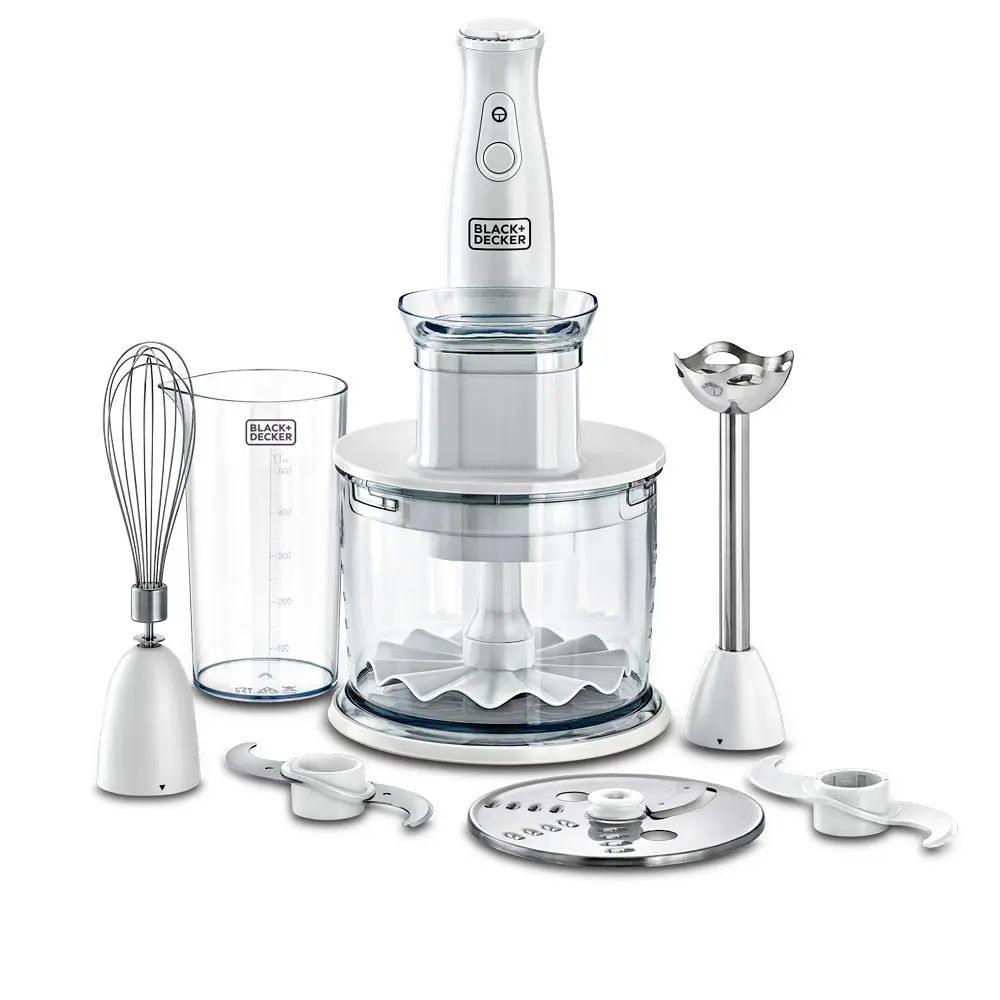 Black+Decker 3 in 1 Hand Blender with Chopper assorted colors 600 W  - view 7