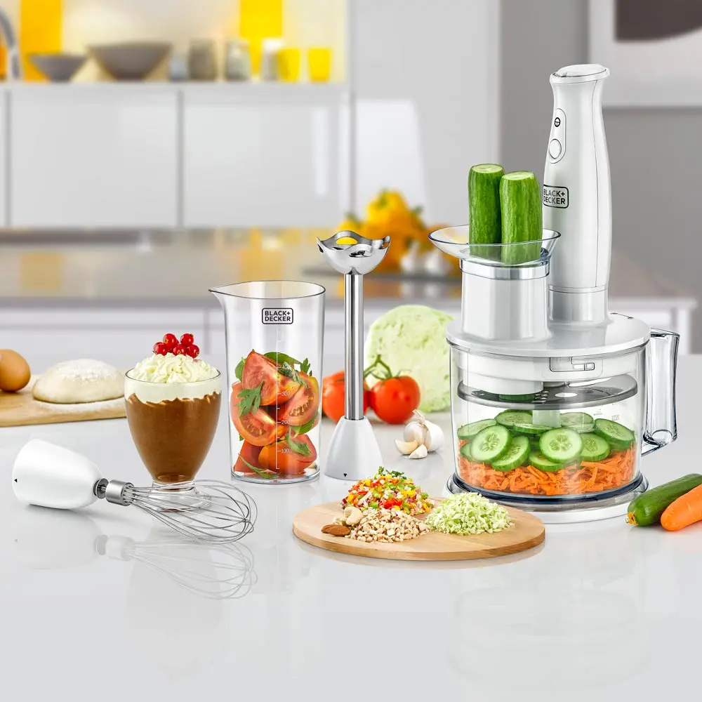 Black+Decker 3 in 1 Hand Blender with Chopper assorted colors 600 W  - view 8