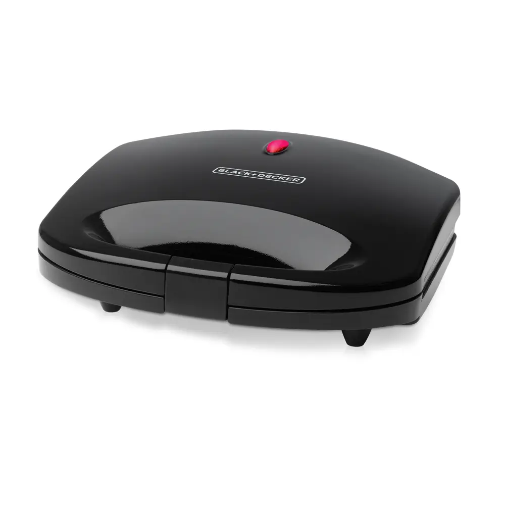Black+Decker 2 Slice Fixed Plate Sandwich Maker - view 1