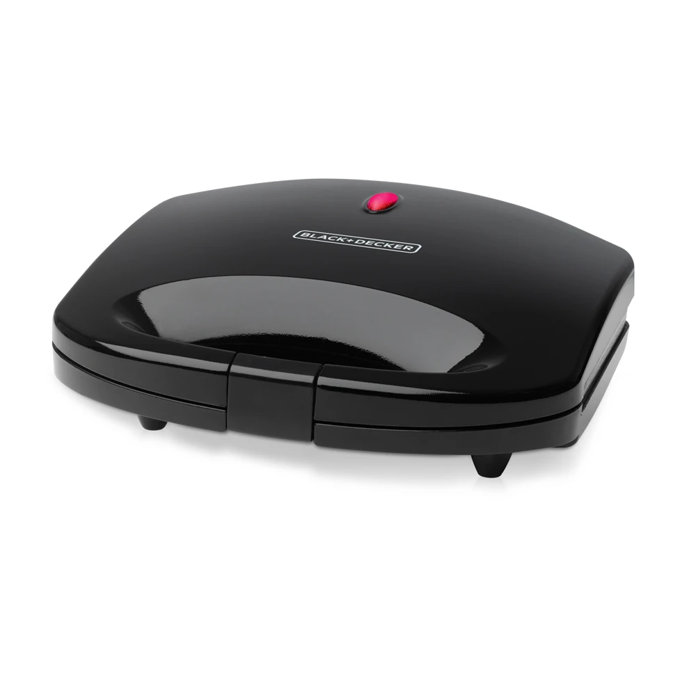 Black+Decker 2 Slice Fixed Plate Sandwich Maker