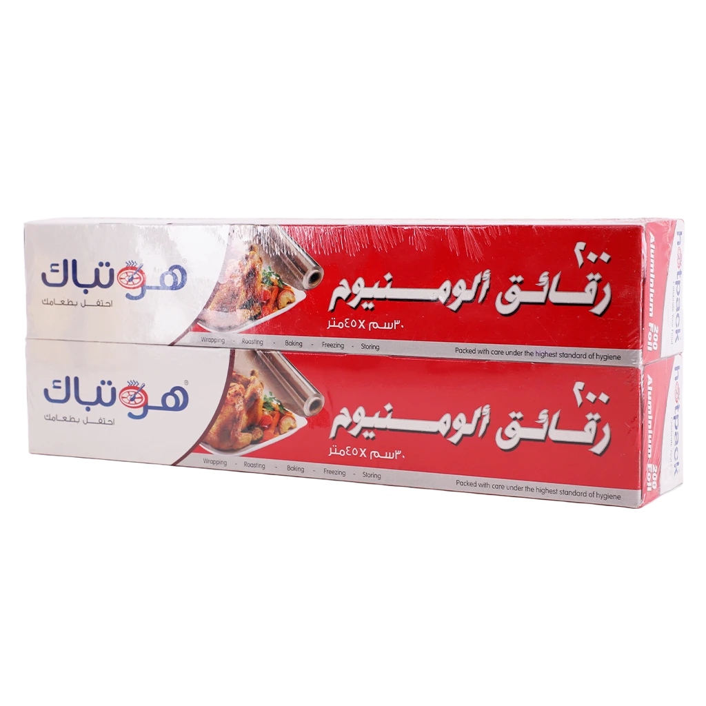 Hotpack Aluminium Foil 200 Sqft Twin Pack