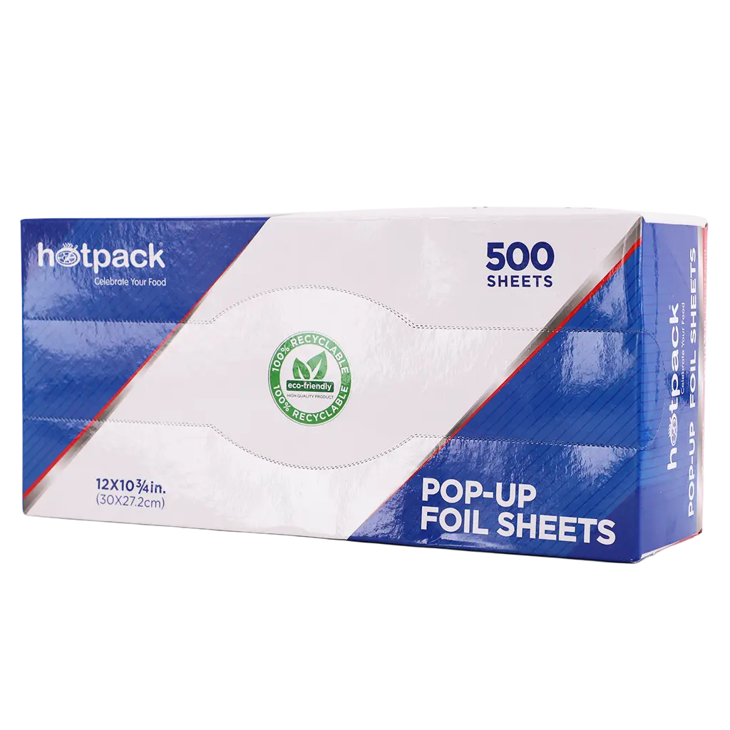 Hotpack Aluminium POP-UP Foil 12*10 3/4 500 Sheets - view 1