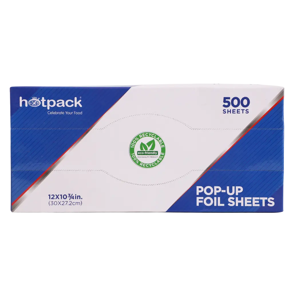 Hotpack Aluminium POP-UP Foil 12*10 3/4 500 Sheets - view 2