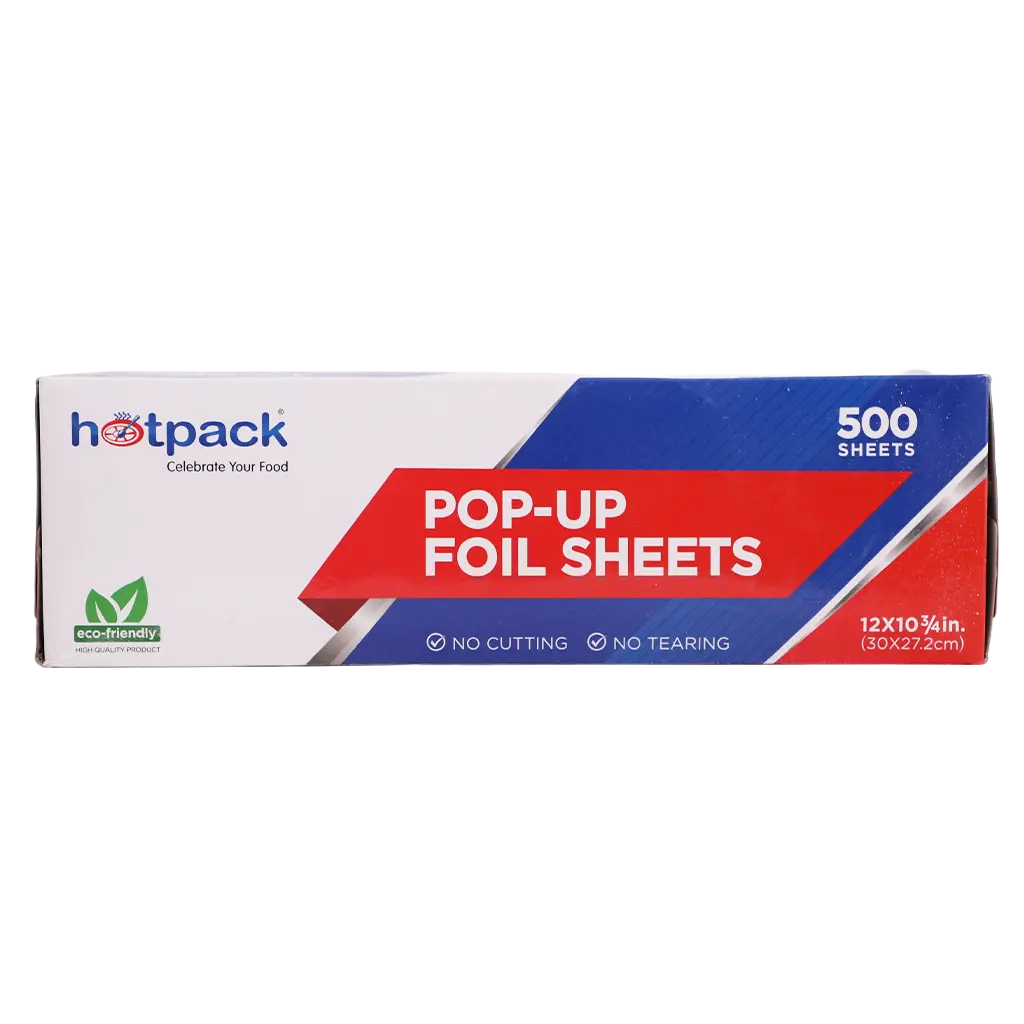 Hotpack Aluminium POP-UP Foil 12*10 3/4 500 Sheets - view 3