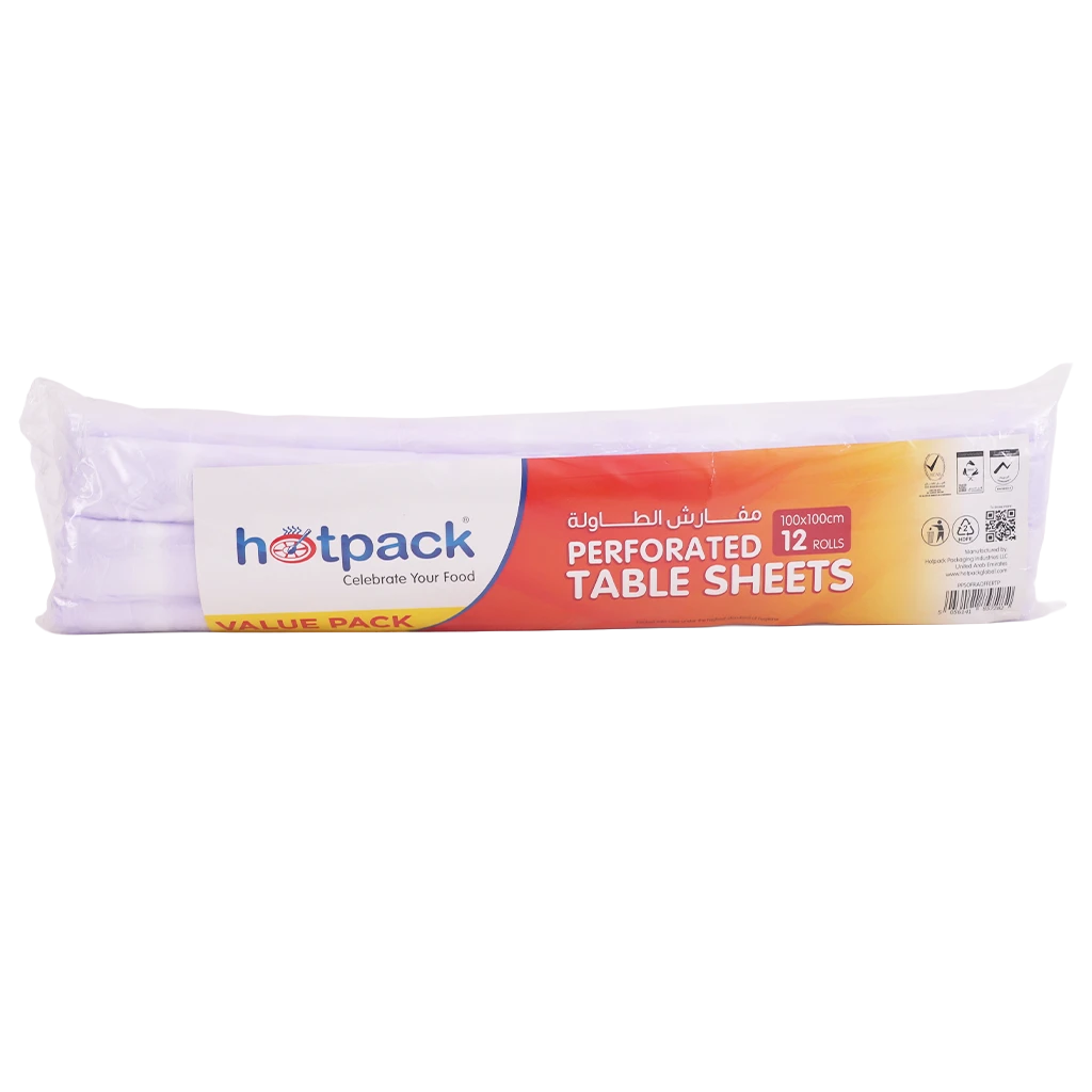 Hotpack Table Cover Sheet 100*100 cm