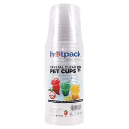 Hotpack Clear Plastic Cup 8 Oz 25 pcs