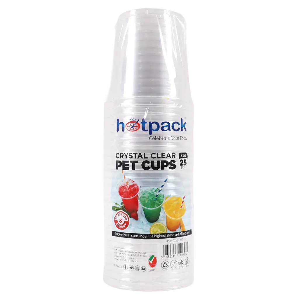 Hotpack Clear Plastic Cup 8 Oz 25 pcs - view 1