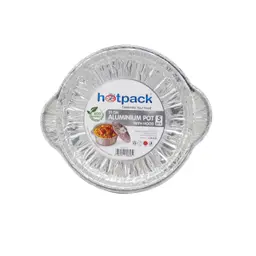 Hotpack Aluminium Pot with Hood 21cm 5 Pcs