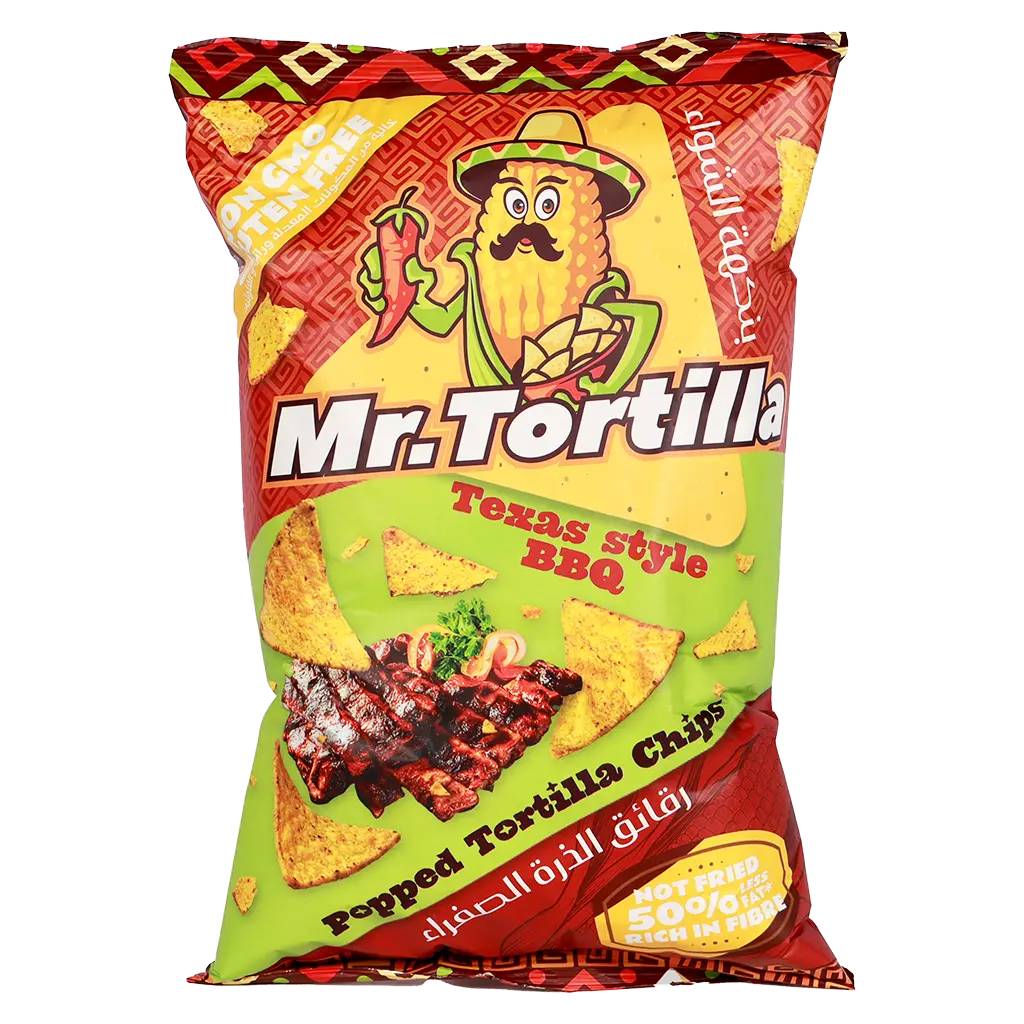 Mr Tortilla Tortilla chips Texas style BBQ 60 gm - view 1