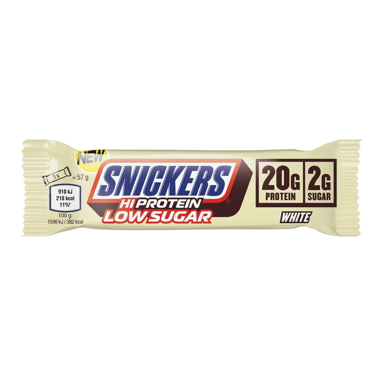 Snickers LOW SUGER High Protein Bar - White Chocolate 57 gm