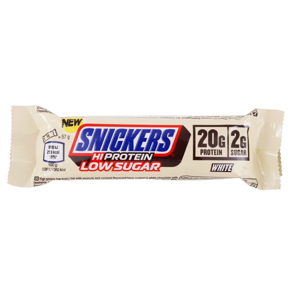 Snickers LOW SUGER High Protein Bar - White Chocolate 57 gm - view 2