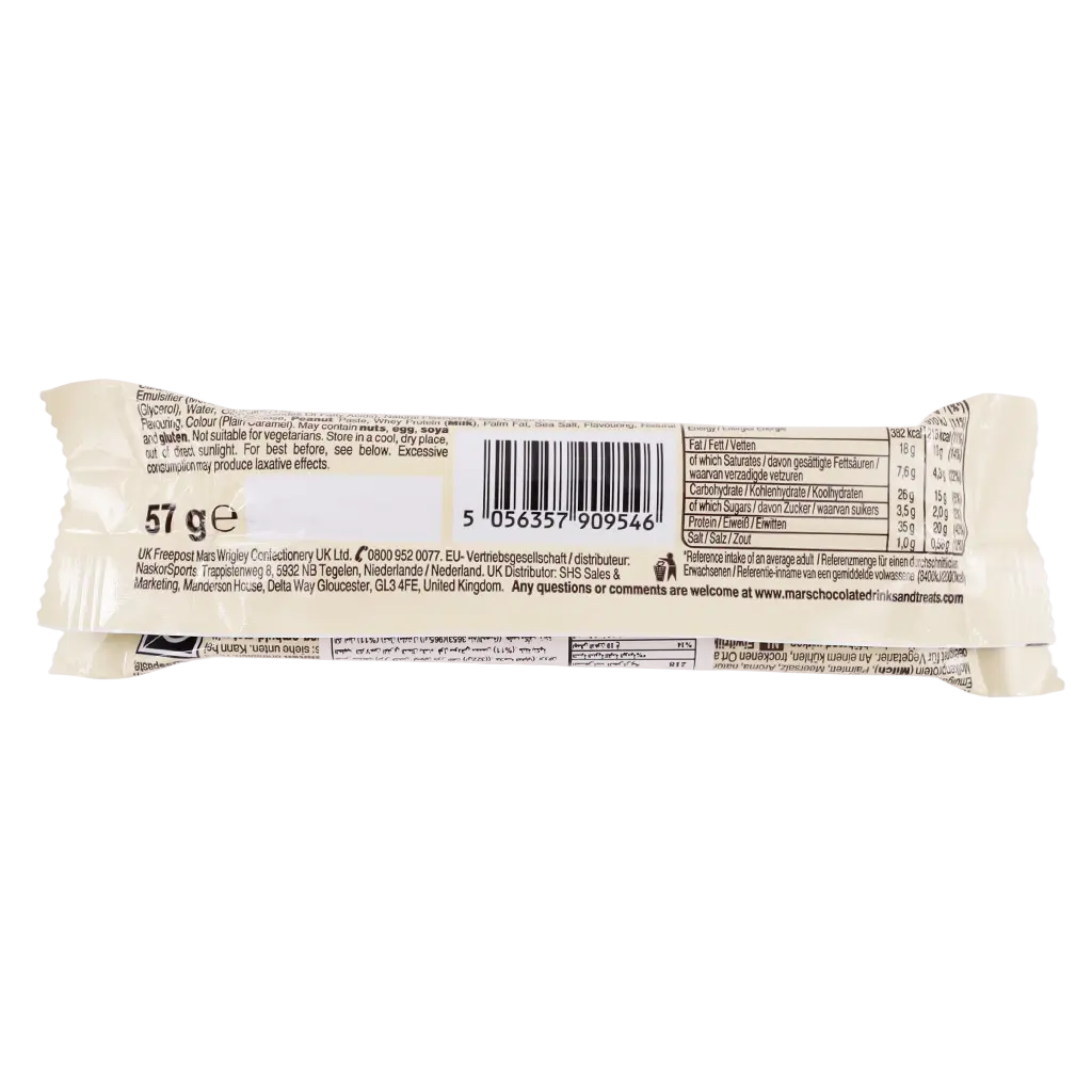Snickers LOW SUGER High Protein Bar - White Chocolate 57 gm - view 3