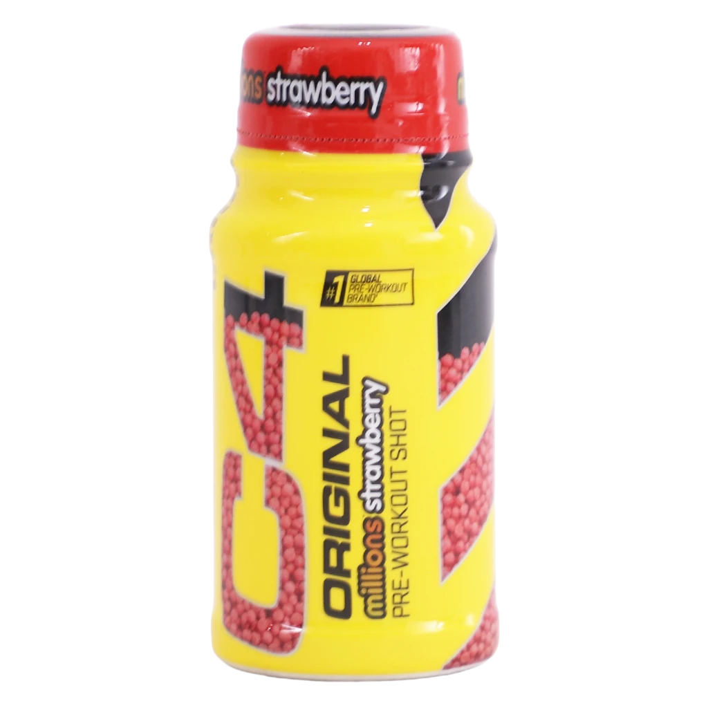 C4 original POW shot Mellions Strawberry 60 ml