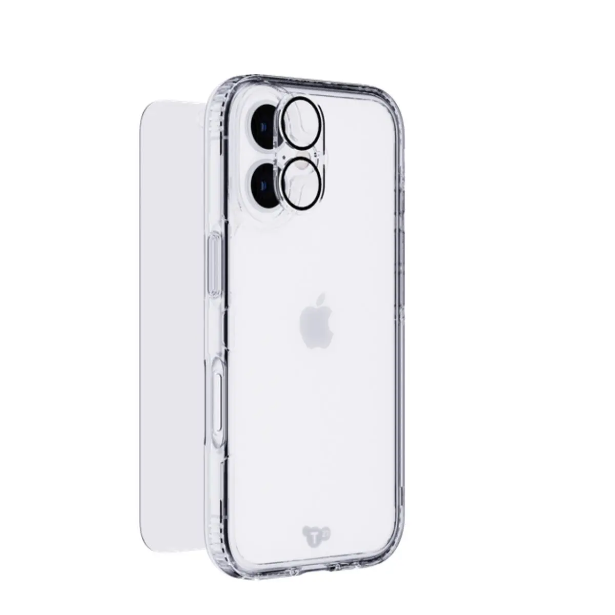 Tech 21 Bundle Screen Protector And Case And Camera Lens Protector For iPhone 16 Plus Clear - view 2