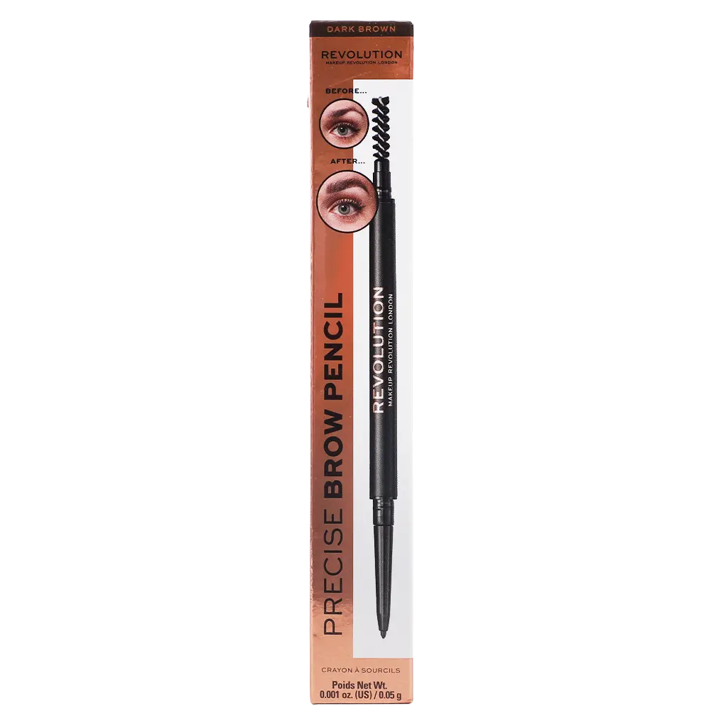 Revolution Precise Brow Pencil Dark Brown - view 2