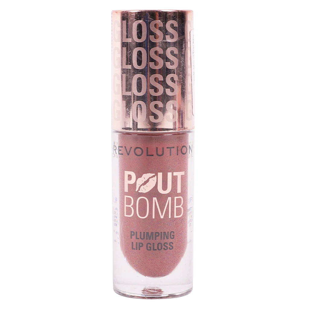 Revolution Pout Bomb Plumping Gloss Cookie Deep Nude