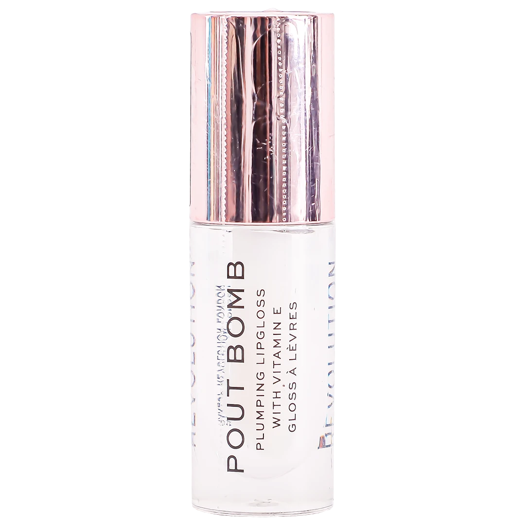 Revolution Pout Bomb Plumping Gloss Glaze Clear