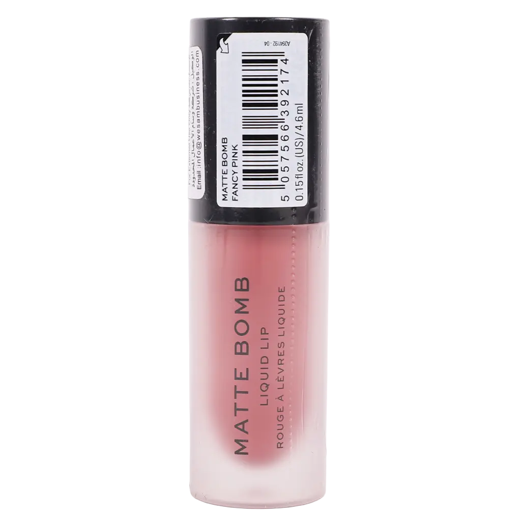 Revolution Matte Bomb Liquid Lipstick Fancy Pink - view 3
