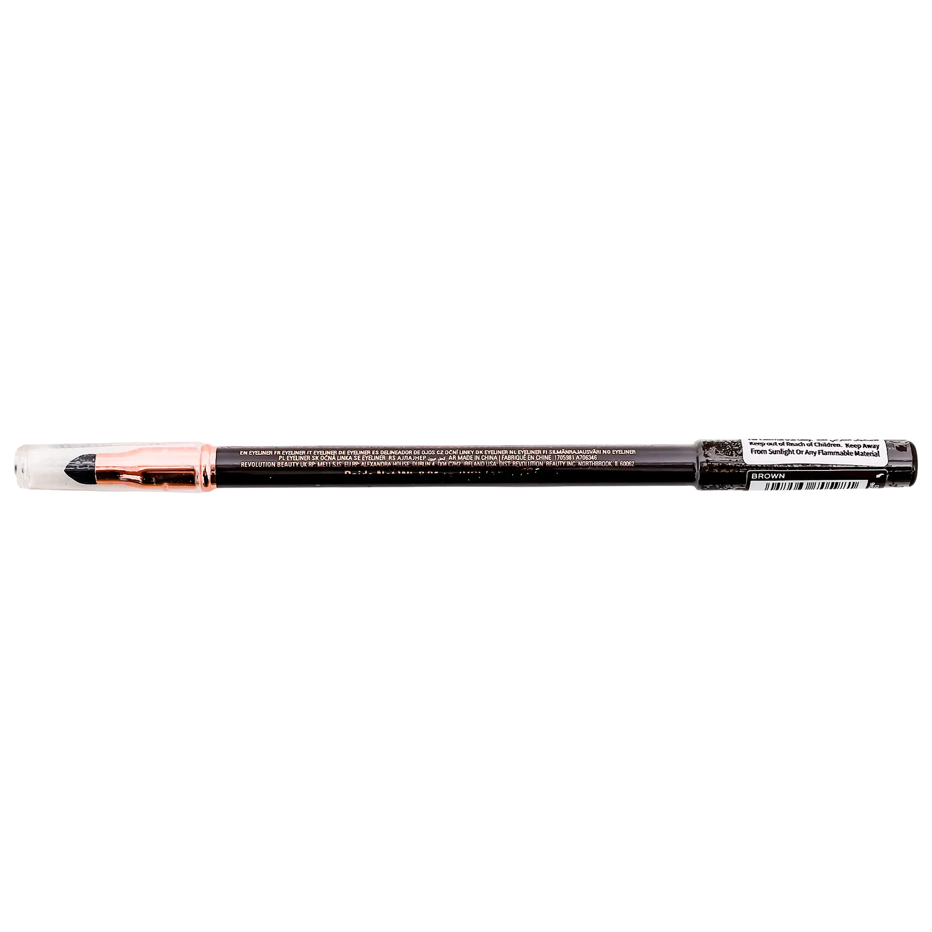 Revolution Streamline Waterline Eyeliner Pencil Brown - view 3