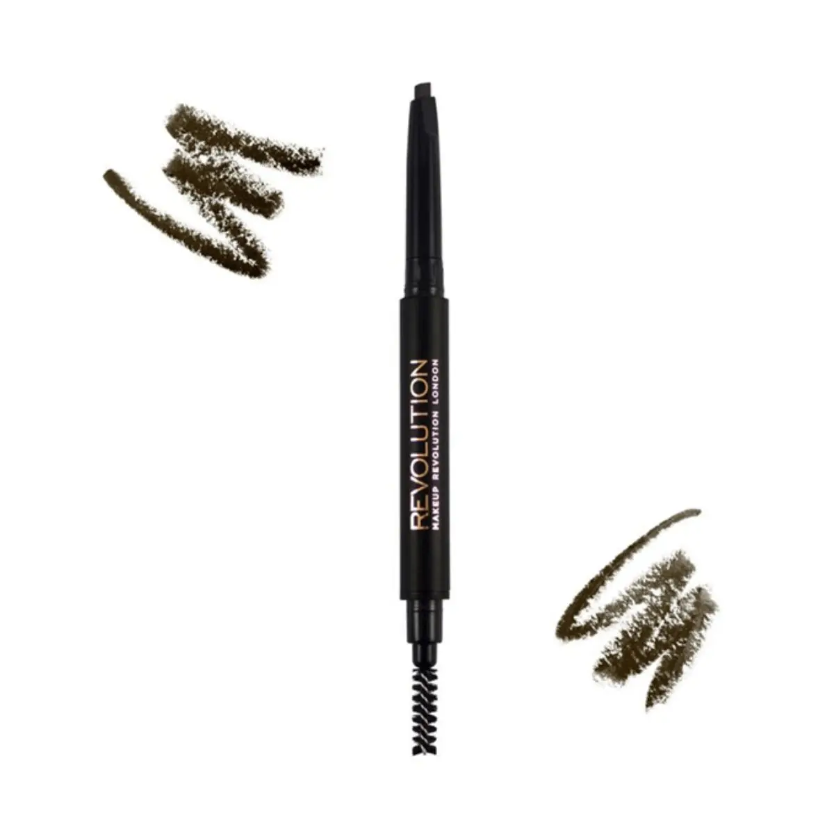 Revolution Duo Brow Pencil Medium Brown - view 1