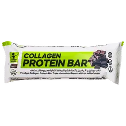 ViveSpo Collagen Protein Bar Chocolate Triple chocolate No Added Sugar 50 gm