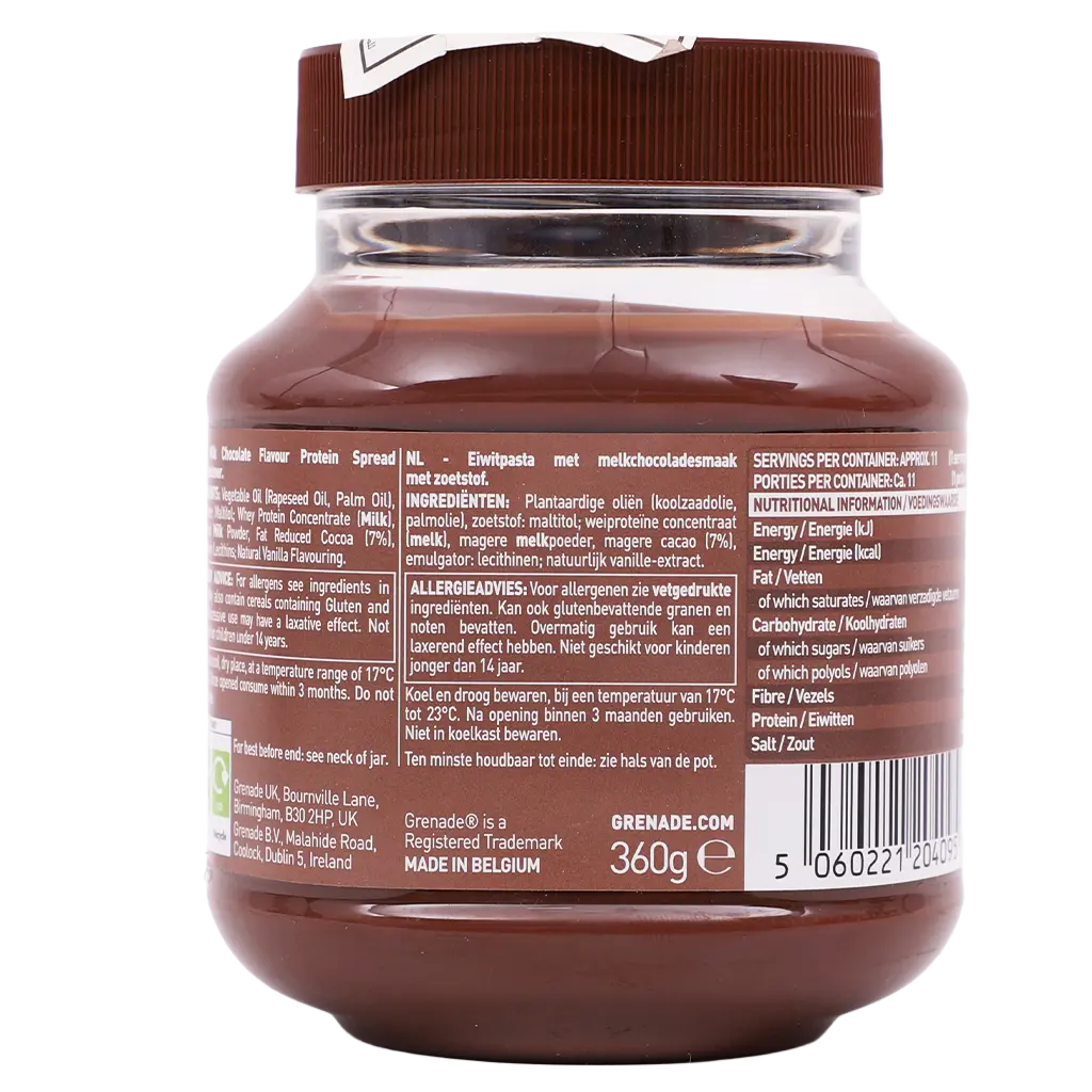 Grenade Protein Spread Milk Chocolate  360 gm - view 2