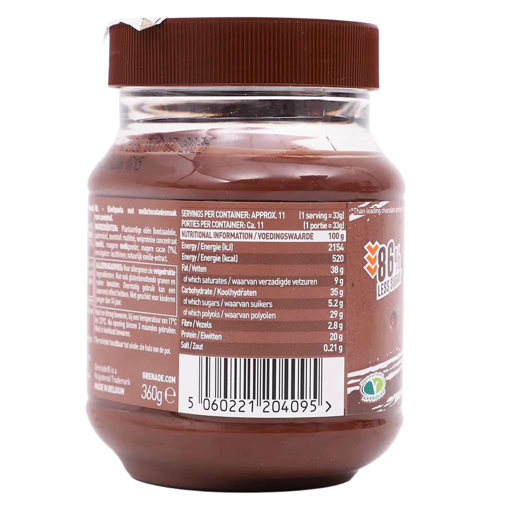 Grenade Protein Spread Milk Chocolate  360 gm - view 3