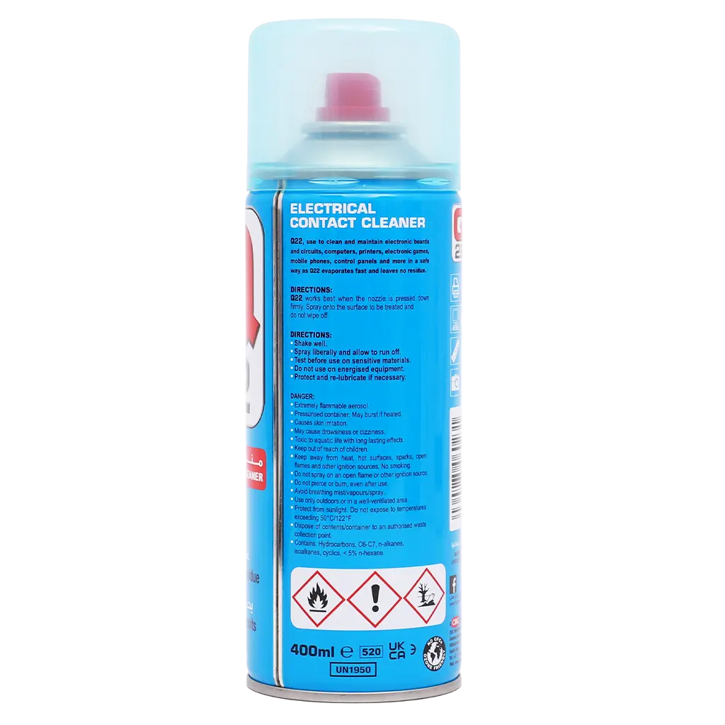 Q22 Electrical Contact Cleaner 400 Ml   - view 3