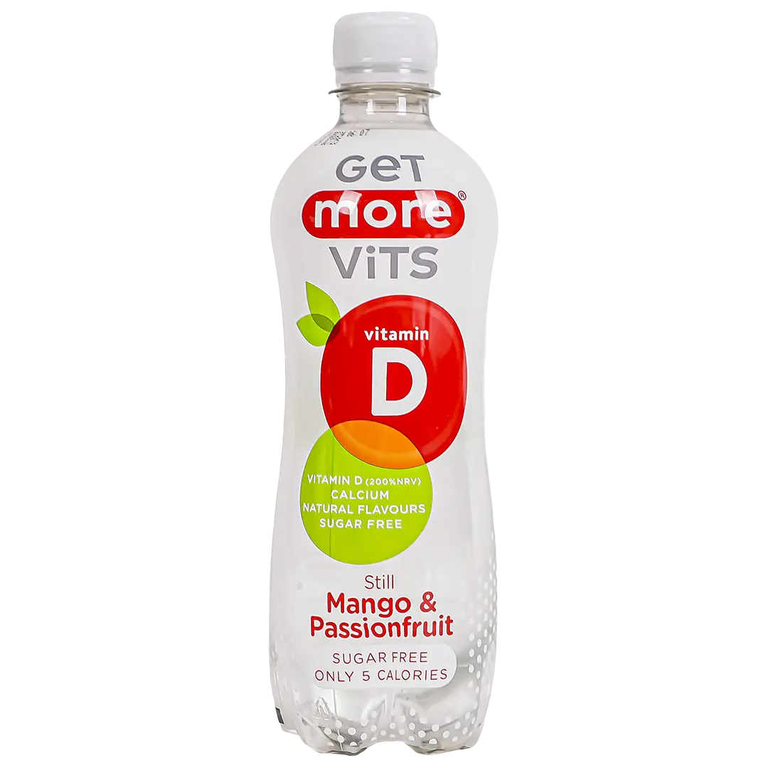 Get More Vites Vitamin D Water Mango Flavor Sugar Free 500 ml - view 1