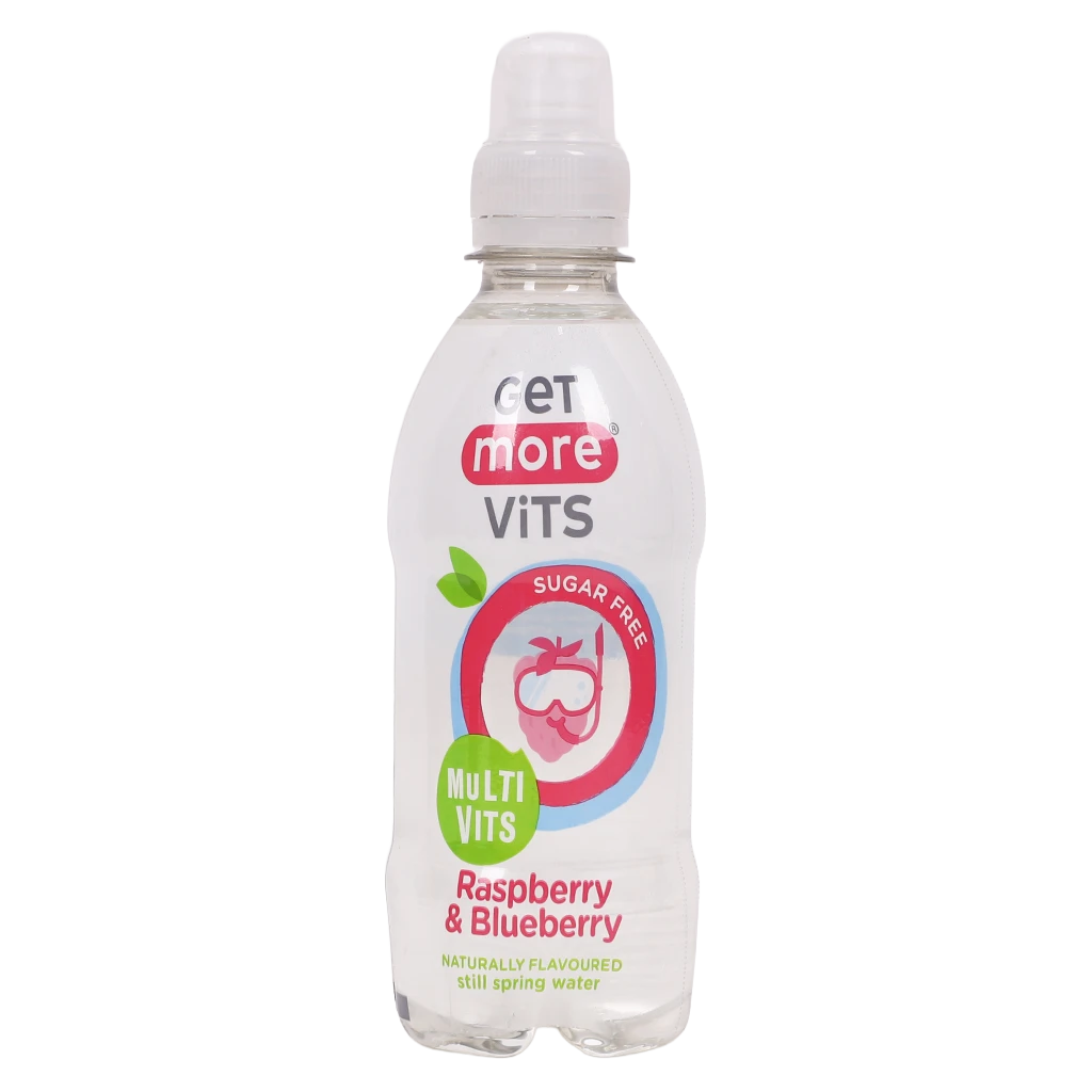Get More Vites Multivtis Raspberry and Blueberry Sugar free 330 ml