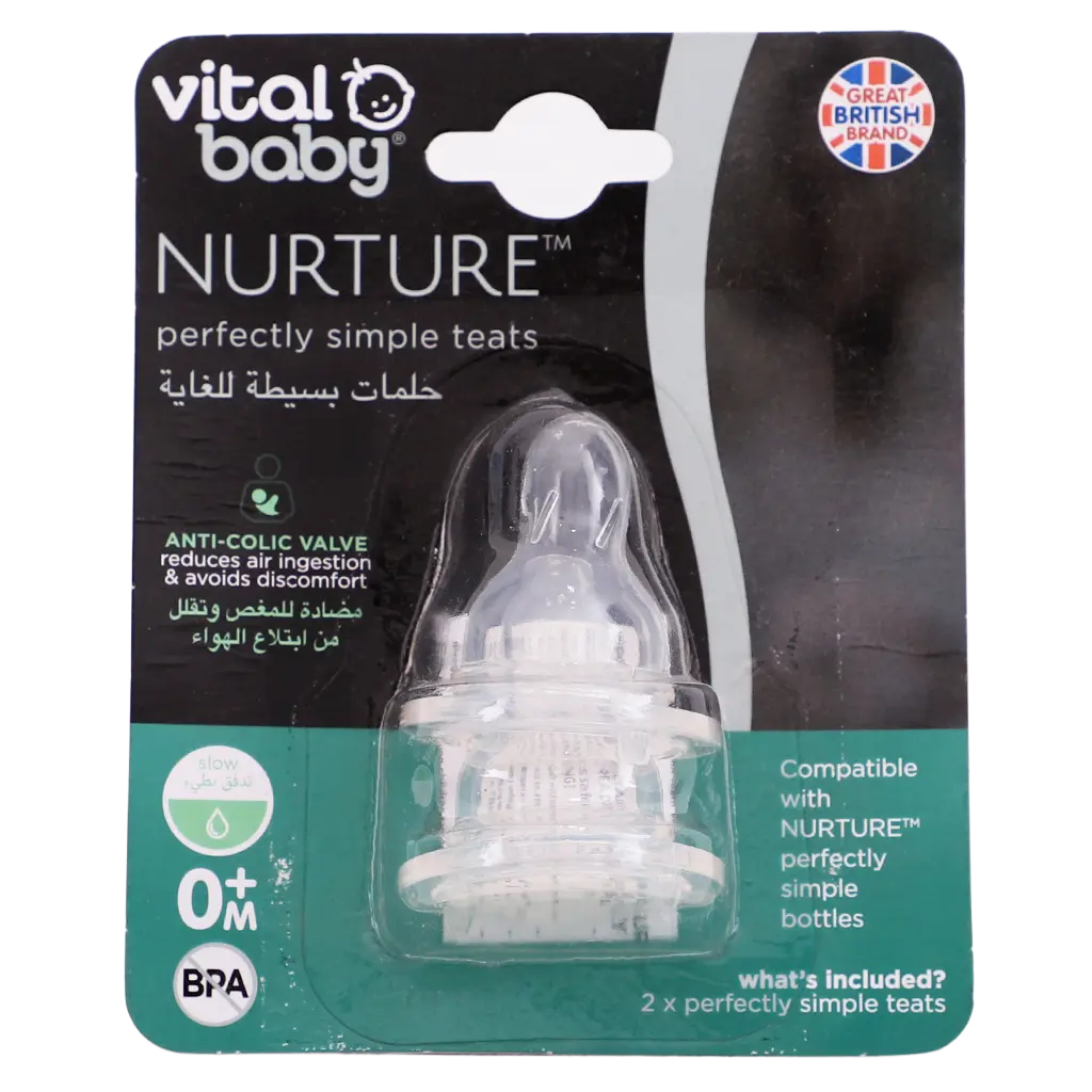Vital Baby Nurture Perfectly Simple Teat  Slow Flow 2 Pcs - view 1